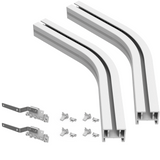 Quoya QL600/AT5810 Aluminium 135-degree bend set
