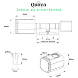QUOYA Euro Cylinder Smart Lock (K1 Smart Euro Cylinder Lock)