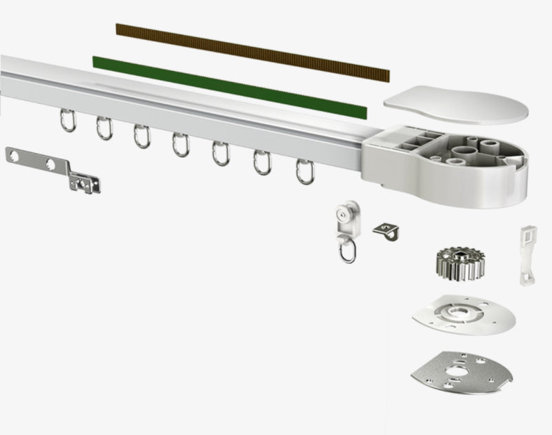 smart electric curtain track with motorised motor curtains system