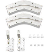 QUOYA QL500 Smart Curtain Track- All Accessories (135 Degree Bend Set) (FOR QL500 Model ONLY) (NOT compatible with QL600 and AT5810)